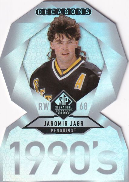 insert karta JAROMÍR JÁGR 20-21 SP Signature Legends Decagons číslo DC-77